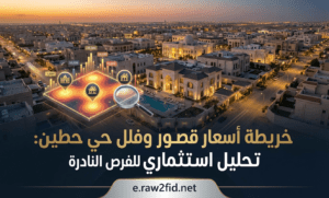 خريطة أسعار قصور وفلل حي حطين: تحليل استثماري للفرص النادرة