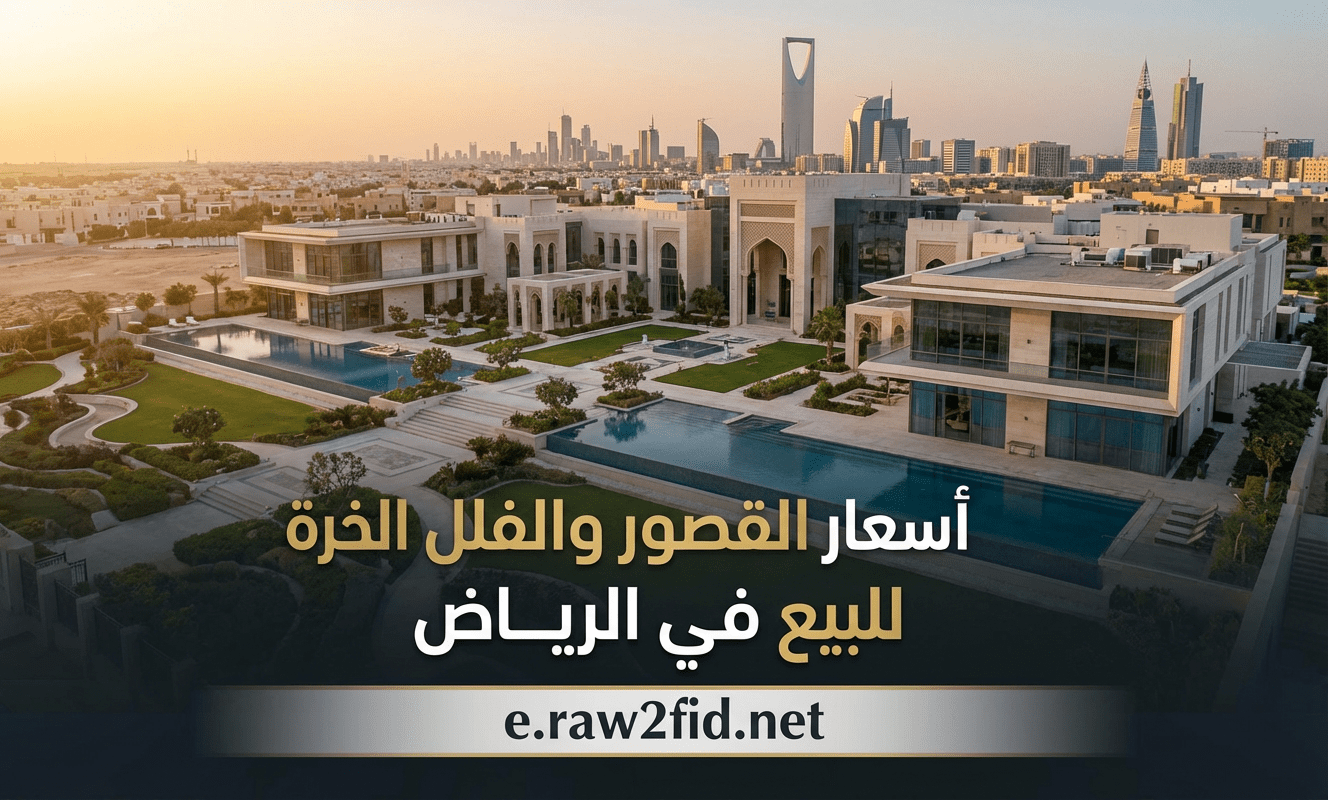 أسعار القصور والفلل الفاخرة للبيع في بالرياض